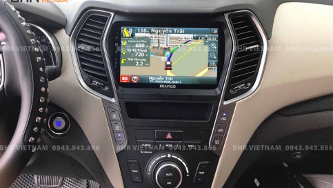 Màn hình DVD Android liền camera 360 xe Hyundai Santafe 2012 - 2018 | Bravigo Ultimate (4G+64G)  